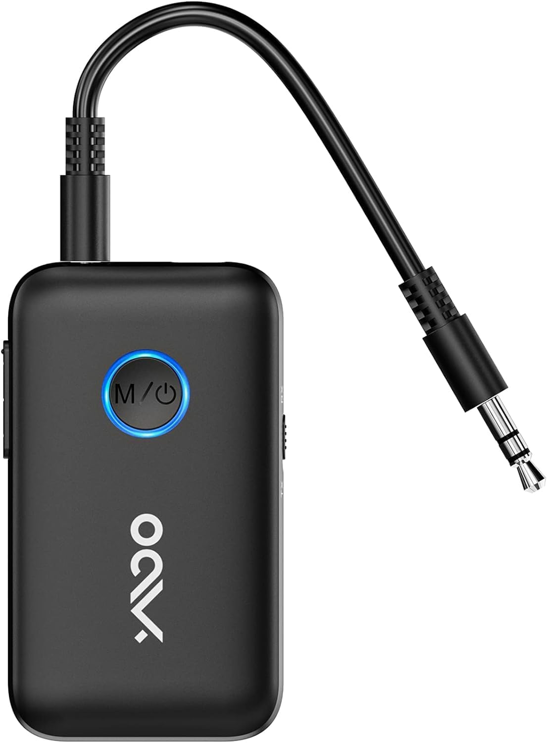 receptor bluetooth para equipos de sonido YMOO Transmisor Receptor Bluetooth 5.3,Adaptador Audio 3.5mm Jack Aux HiFi, Aptx Baja Latencia,Transmisión de Música Desde TV/Tablet/Smartphone/Portátil